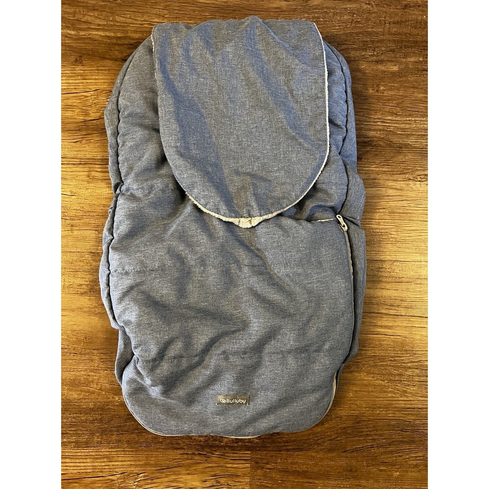 Liuliuby Winter Baby Carseat Cover In Blue Denim F16